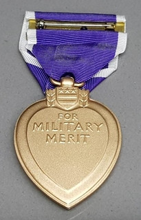 Purple Heart medal reverse